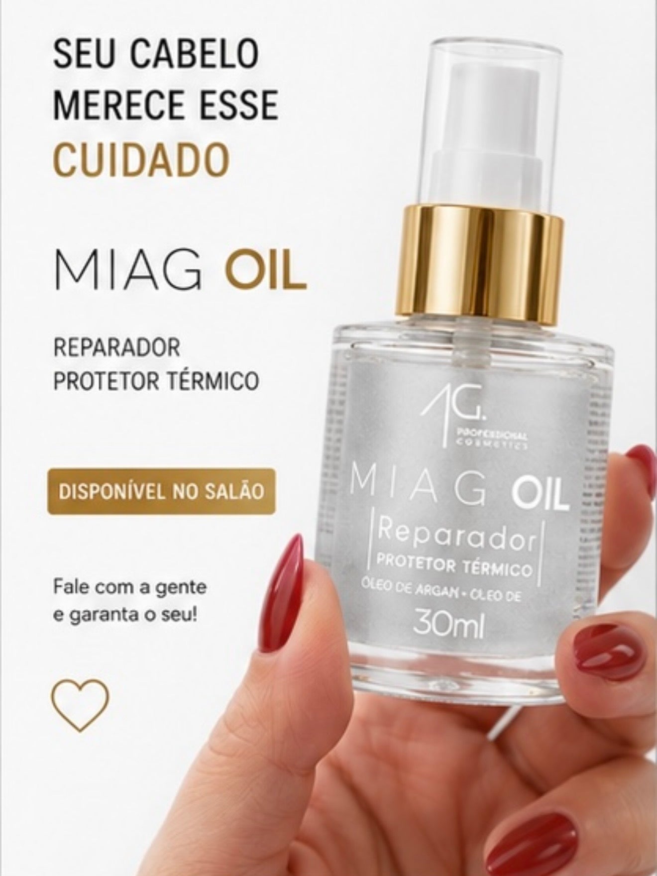 MIAG Oil – Reparador | Protetor Térmico 30ml