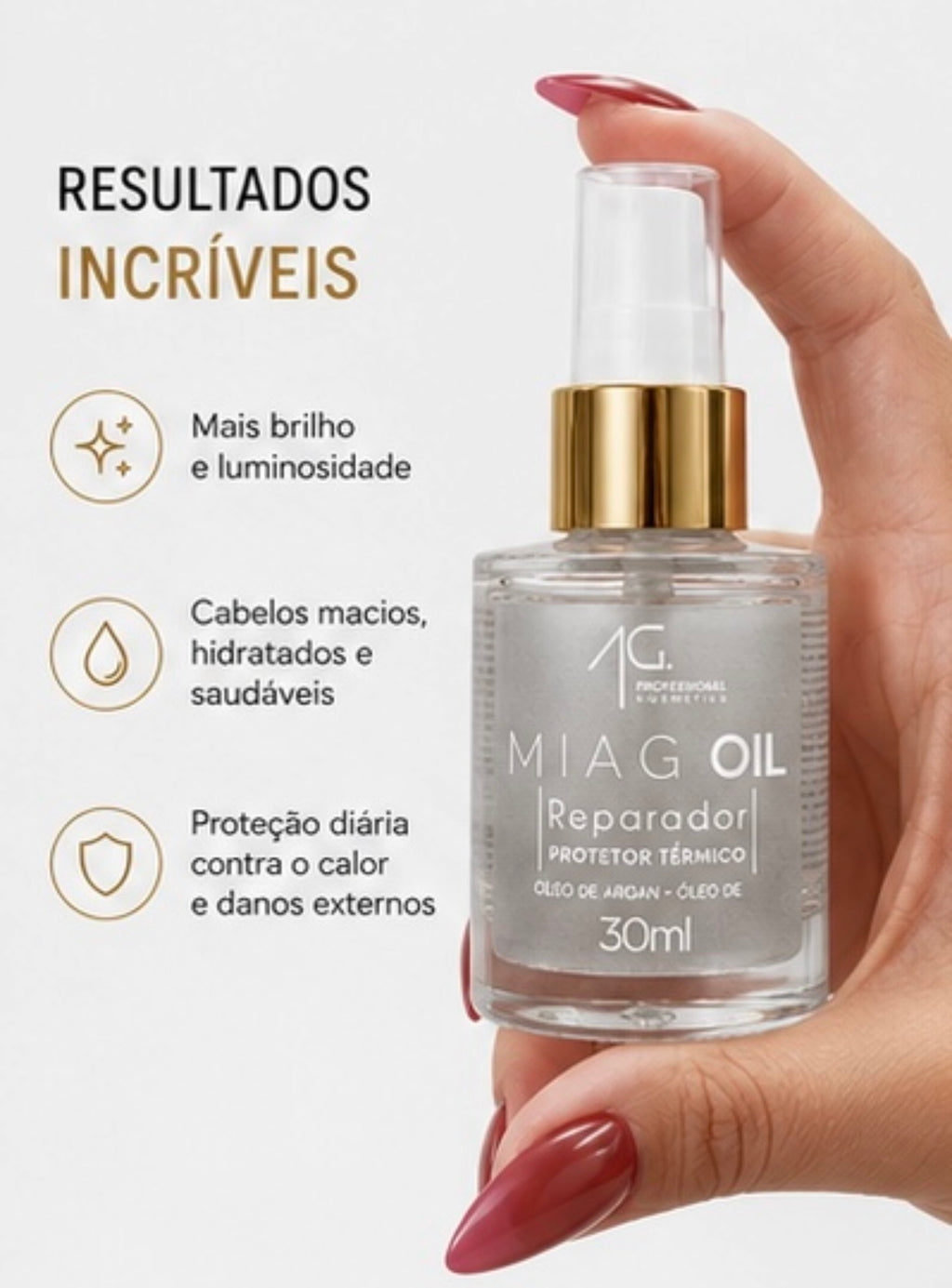 MIAG Oil – Reparador | Protetor Térmico 30ml