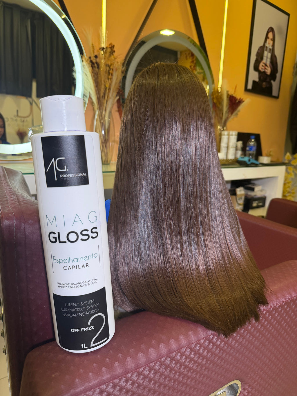 MIAG Gloss – Espelhamento Capilar 2X1L