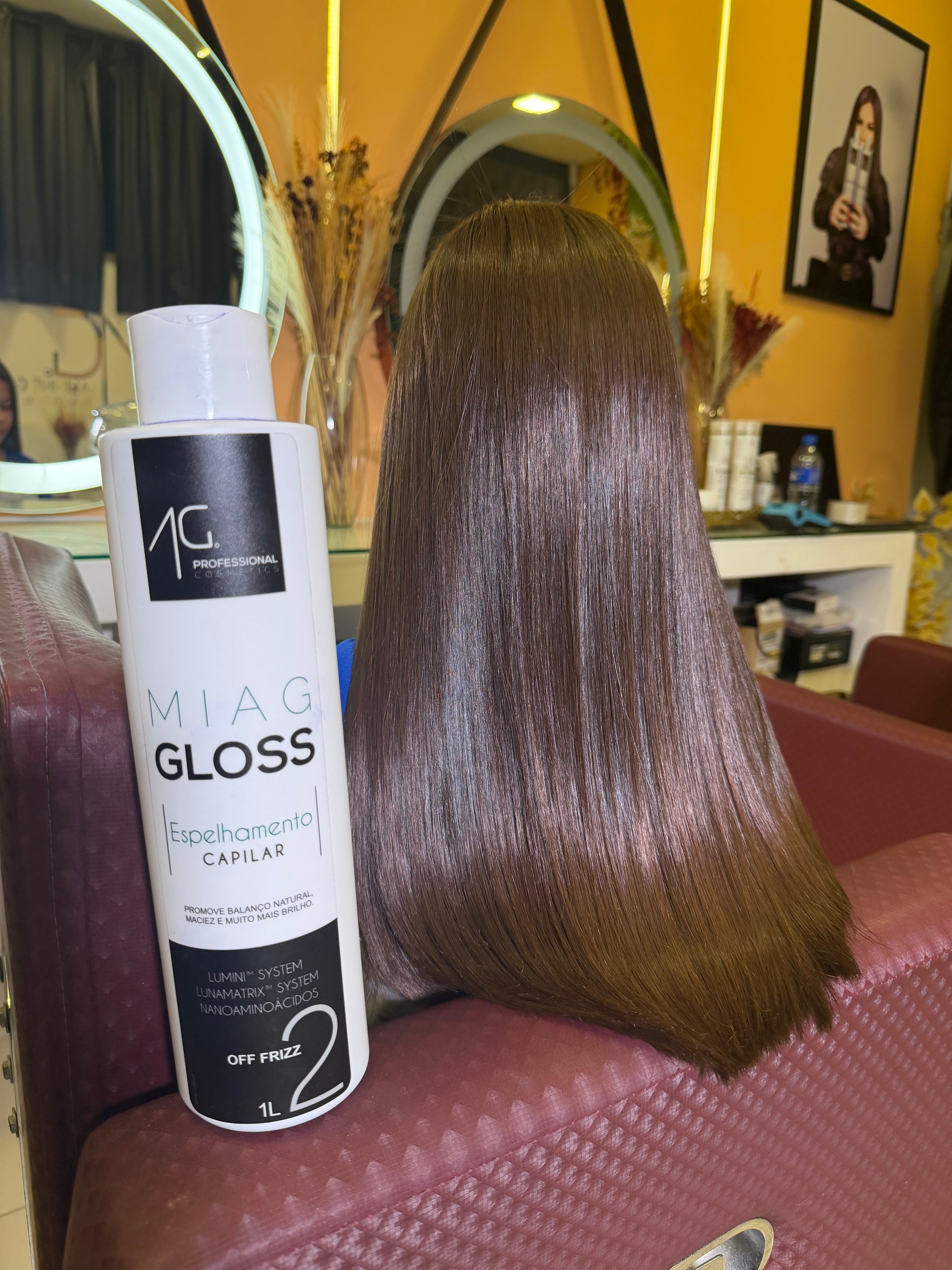 MIAG Gloss – Espelhamento Capilar 2X1L