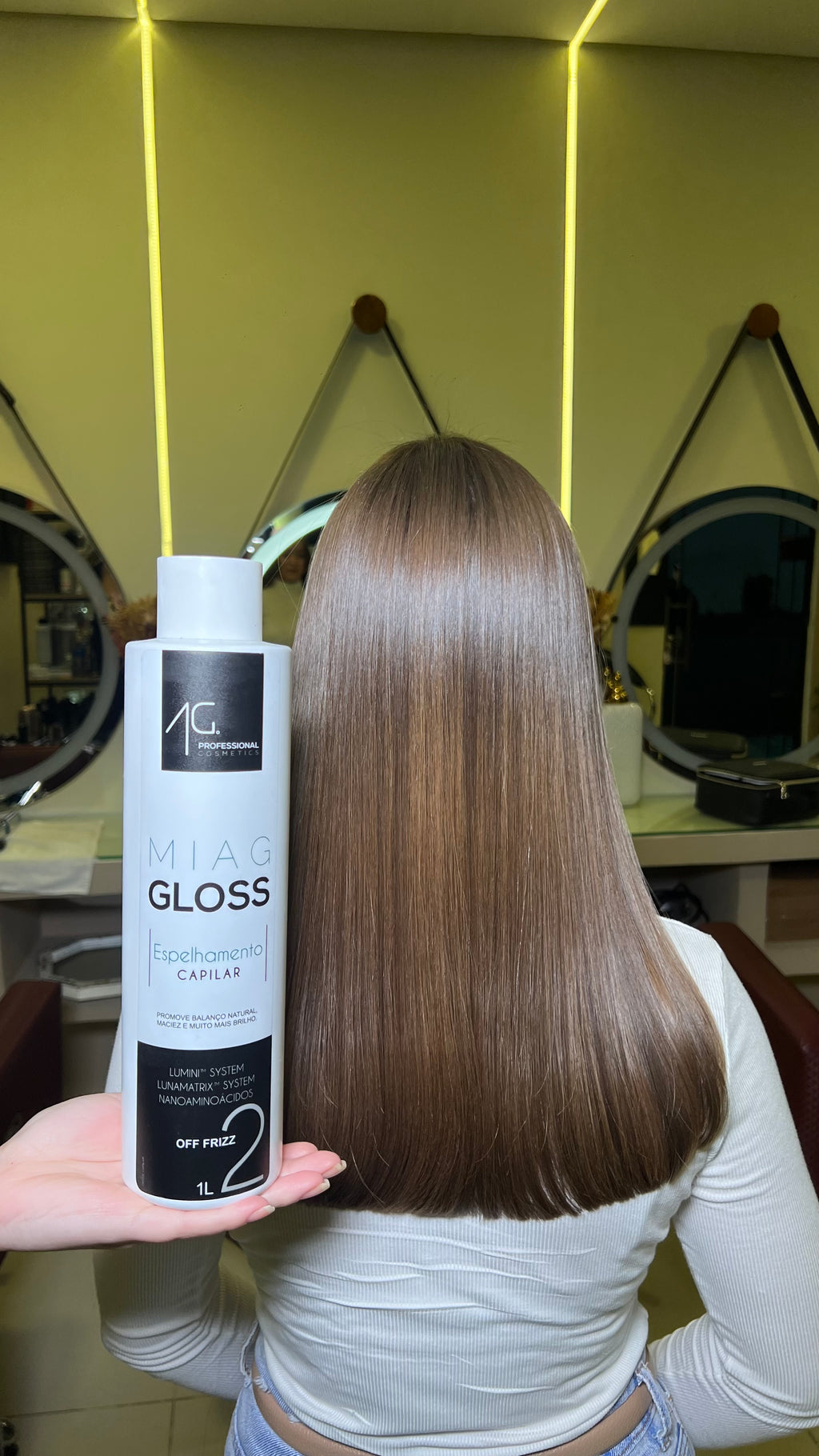 MIAG Gloss – Espelhamento Capilar 2X1L