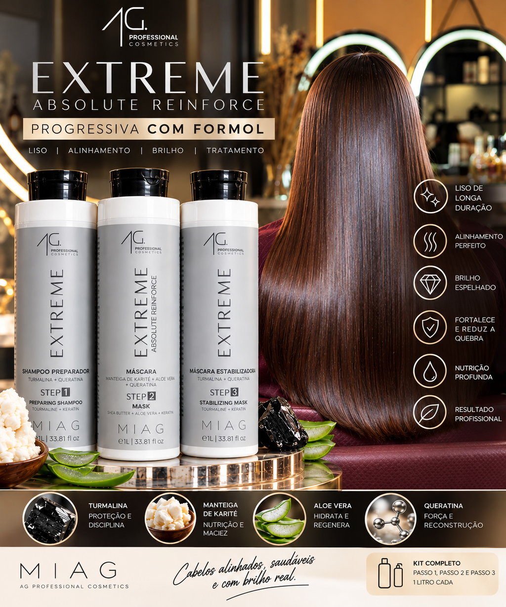 EXTREME Absolute Reinforce – Kit Alisamento Térmico Profissional 3x1L