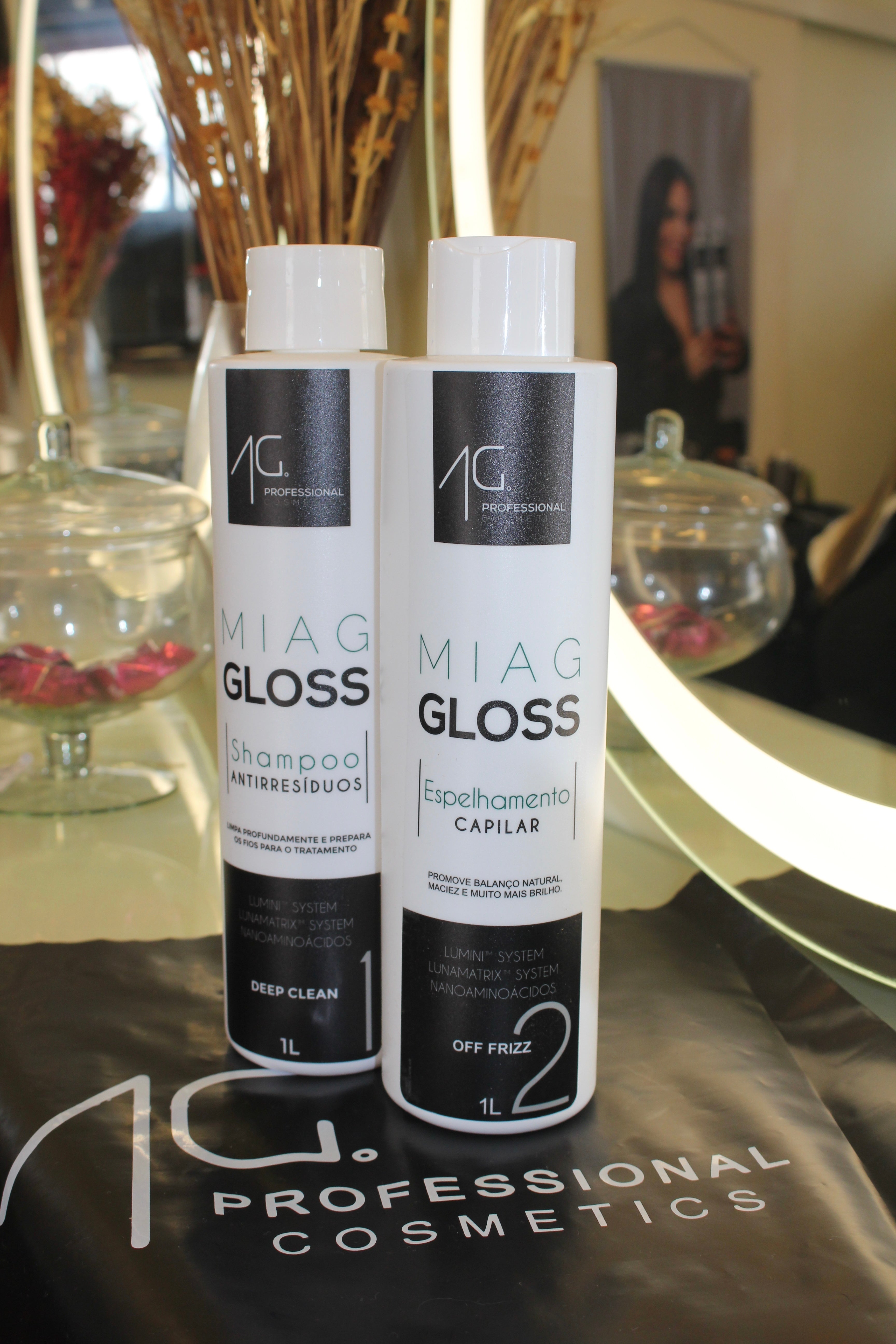 MIAG Gloss – Espelhamento Capilar 2X1L
