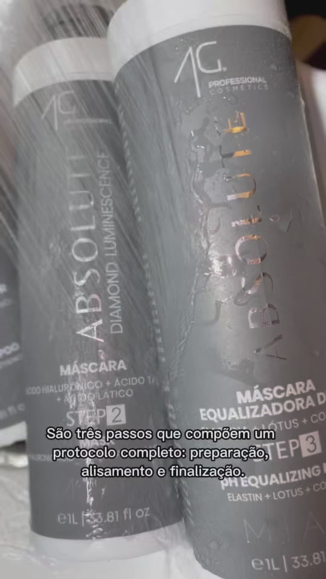 Absolute Alisamento Térmico Zero Desconforto – Sistema Profissional 3x1L